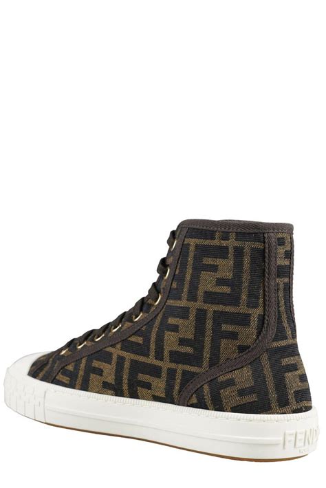 fendi monogram high top sneakers